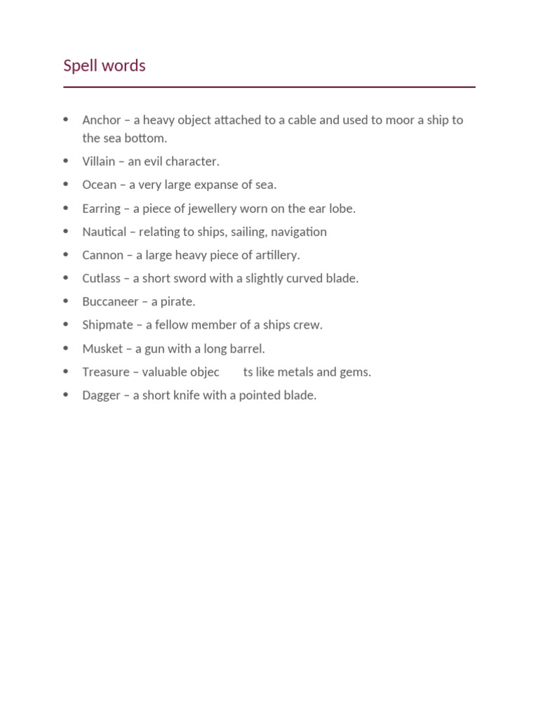 Spell Words | PDF