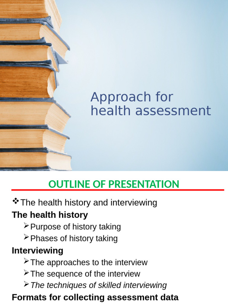 Health Assessment Interview Techniques | PDF | Perception | Information