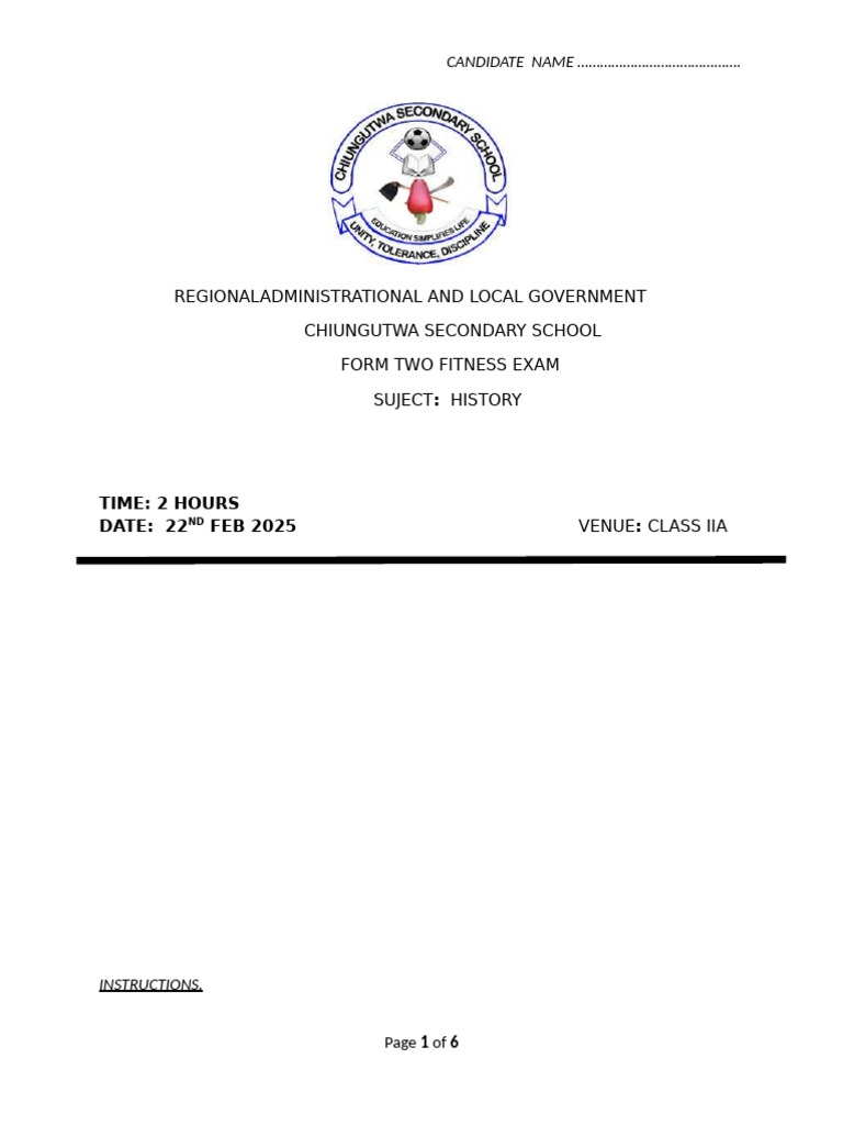Regional Administrational and Local Government | PDF | Tanzania | Africa