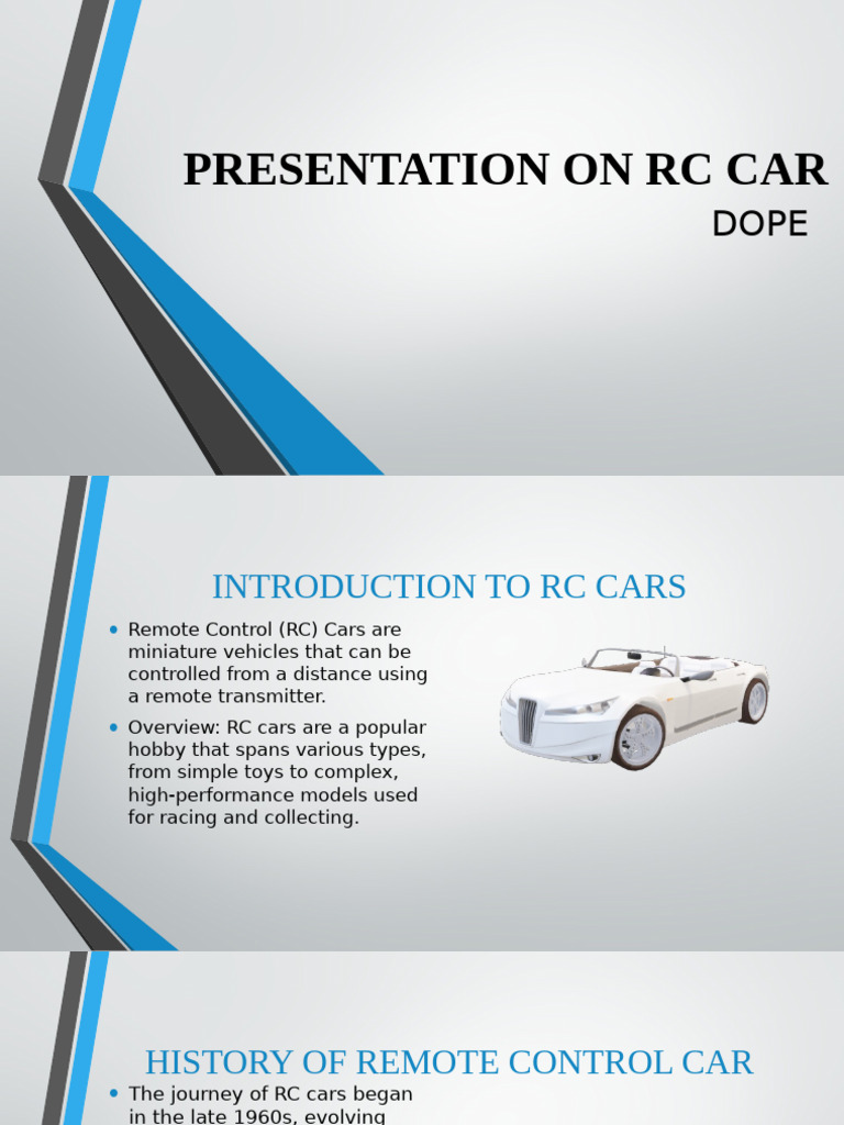 Overview of Remote Control Cars | PDF | Off Roading | Transport