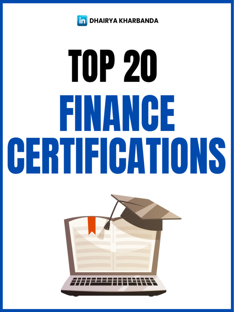 Top 20 Finance Certifications | PDF