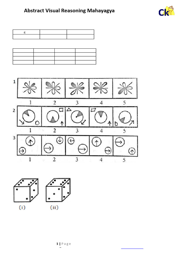 Abstract Visual Reasoning Test Guide | PDF | Euclidean Plane Geometry ...