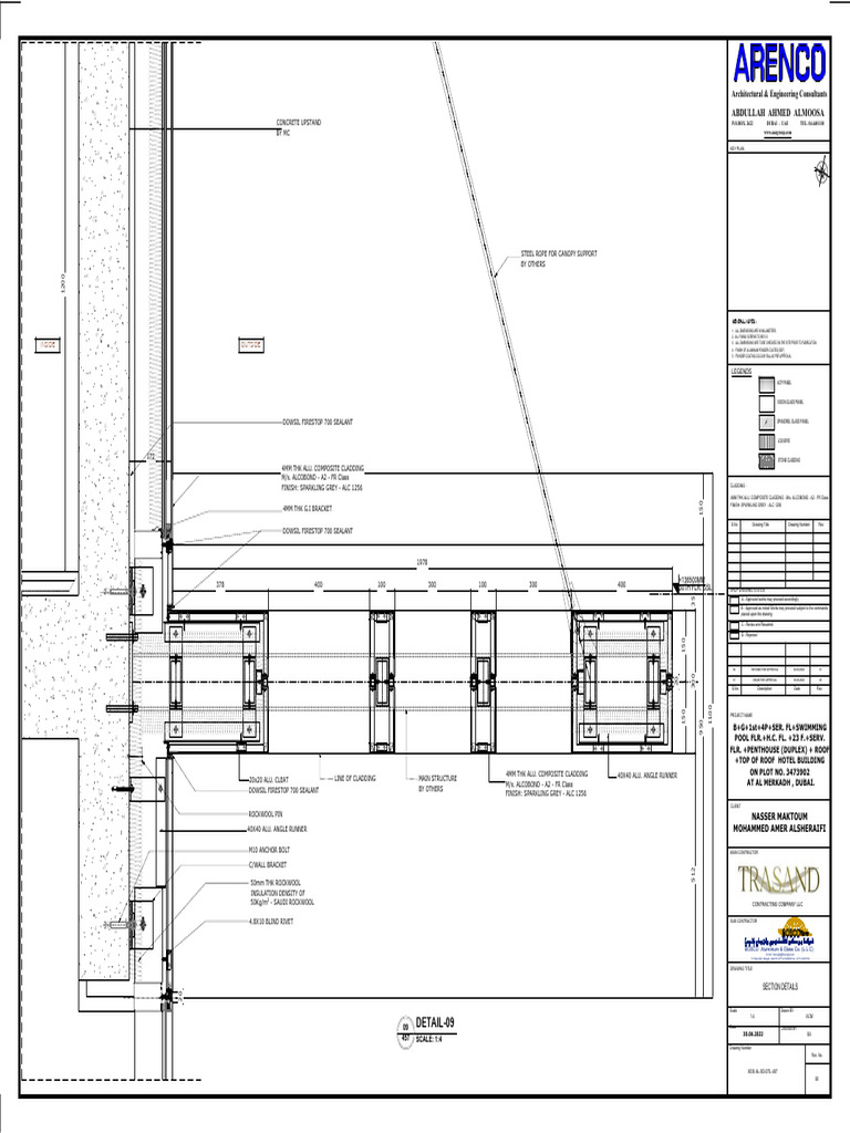 ACP Canopy Cladding Details | PDF | Building Technology | Materials
