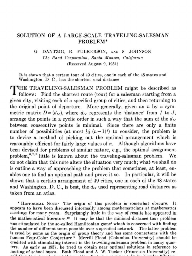 dantzig dissertation prize
