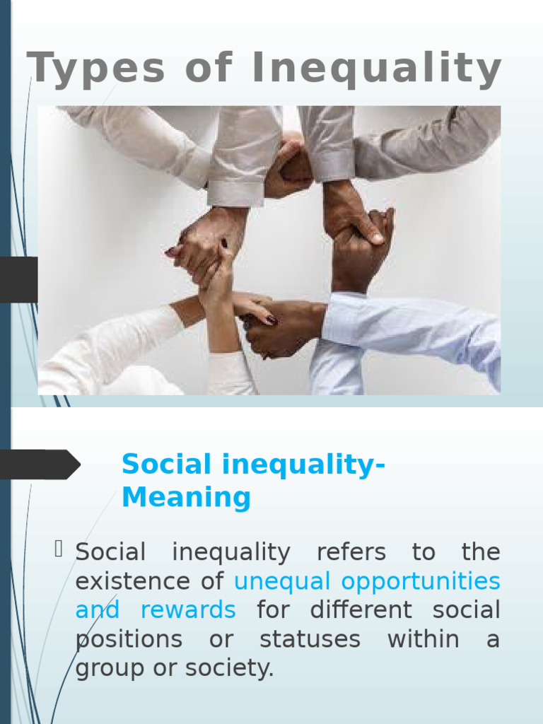Types of Inequality-1 | PDF | Discrimination & Race Relations | Social ...