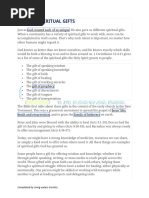 Messagers To Young People | PDF | Jesus | Grace In Christianity