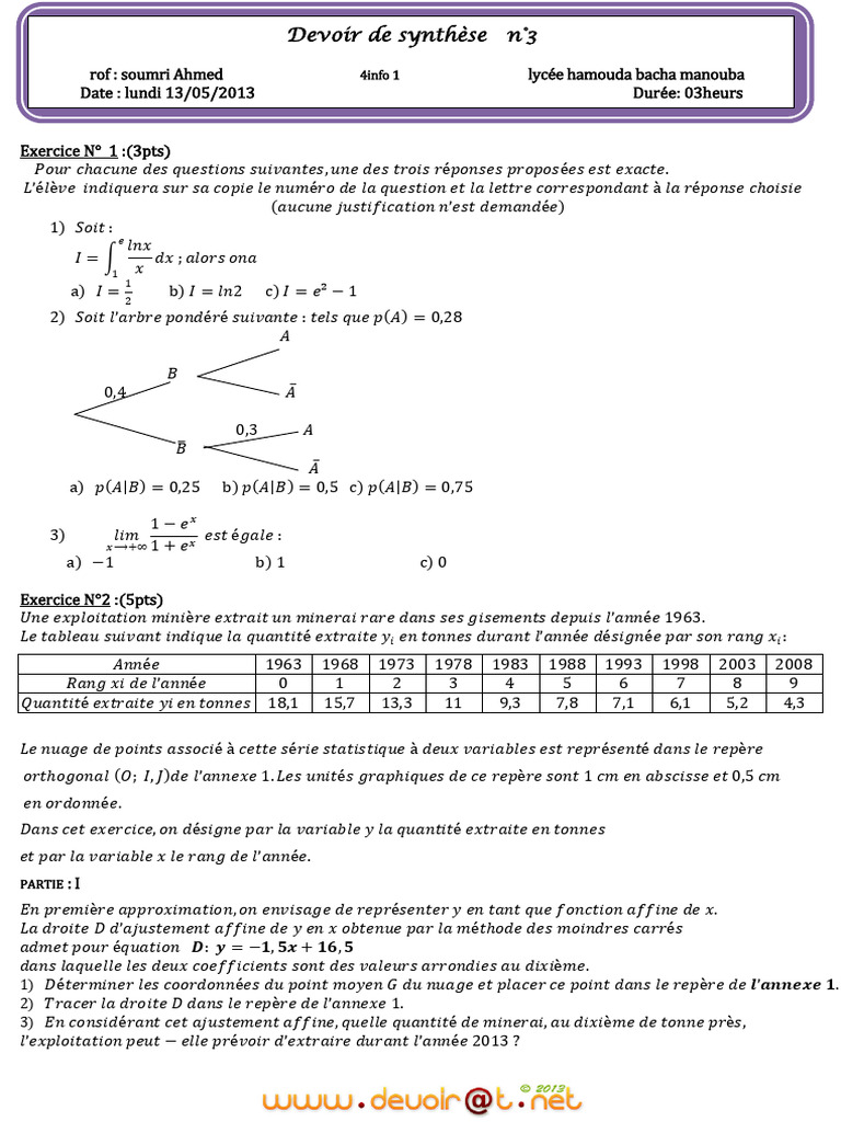 Correction Mathématiques Bac 2023 | PDF
