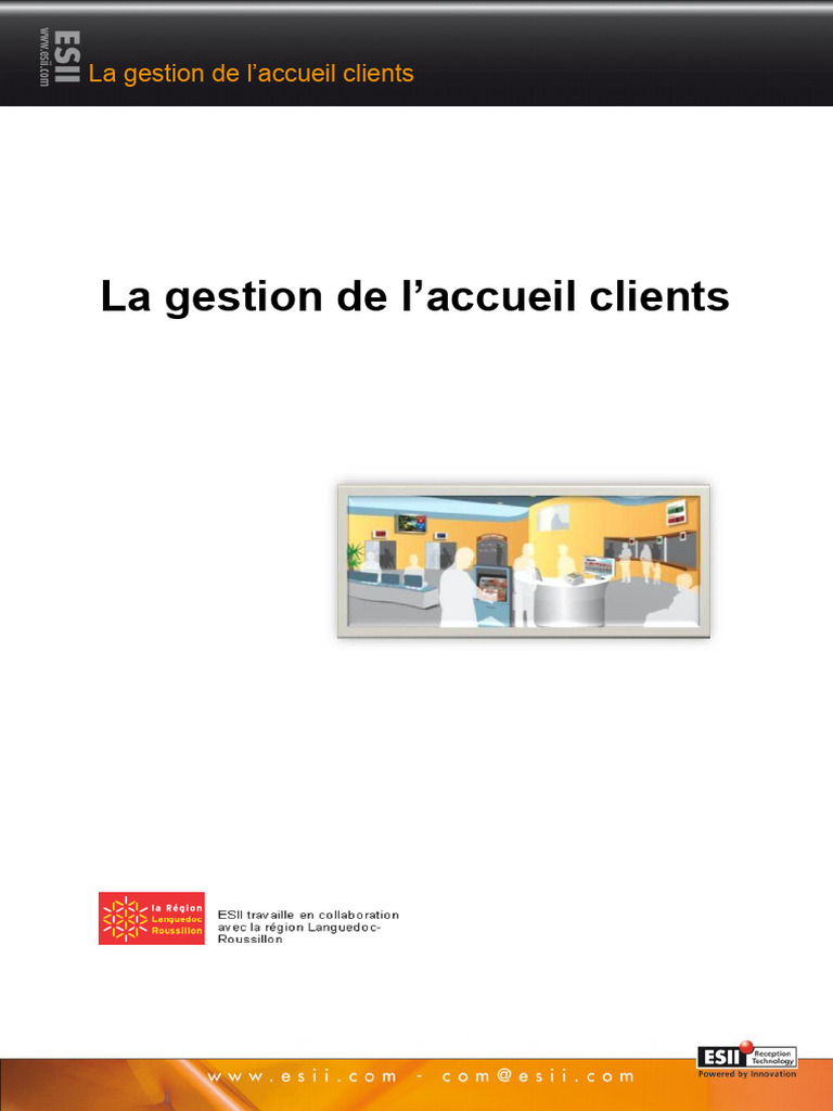 Gestion de l'accueil client efficace | PDF