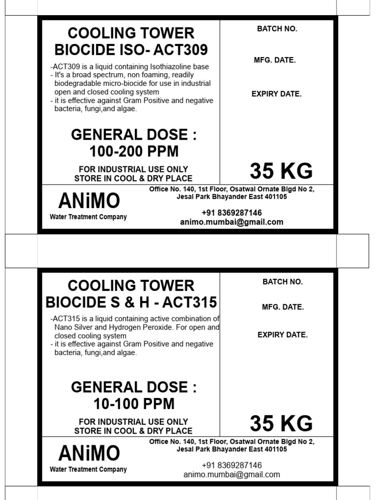 ACT 309 & ACT 315 PDF