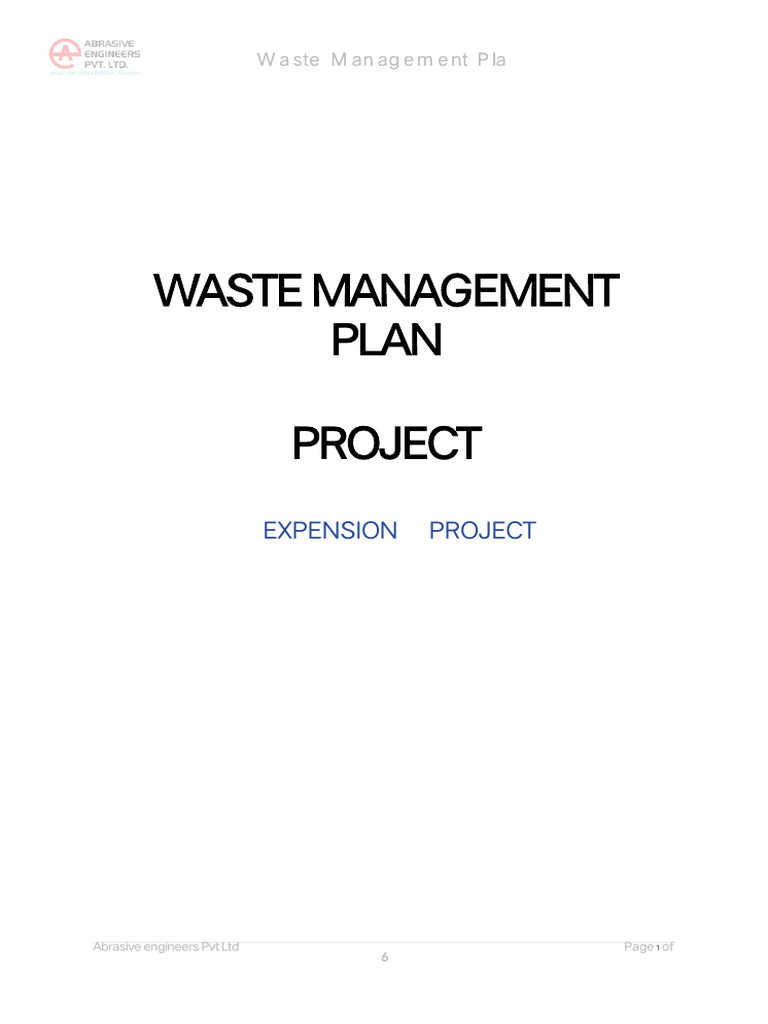 waste-management-plan-for-expansion-project-noida-pdf-waste-waste