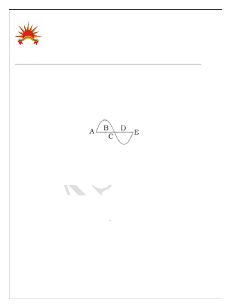 Class 9 Sound Worksheet | PDF | Sound | Frequency