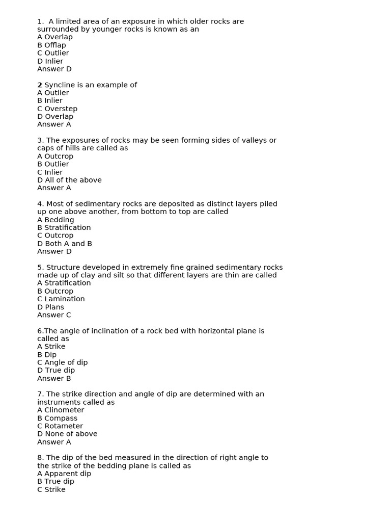 Geological Structures and Faults Explained | PDF | Fault (Geology ...