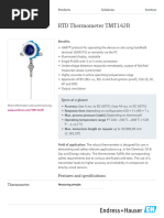 Endress-Hauser iTHERM TM411 EN | PDF | Pipe (Fluid Conveyance) | Metrology