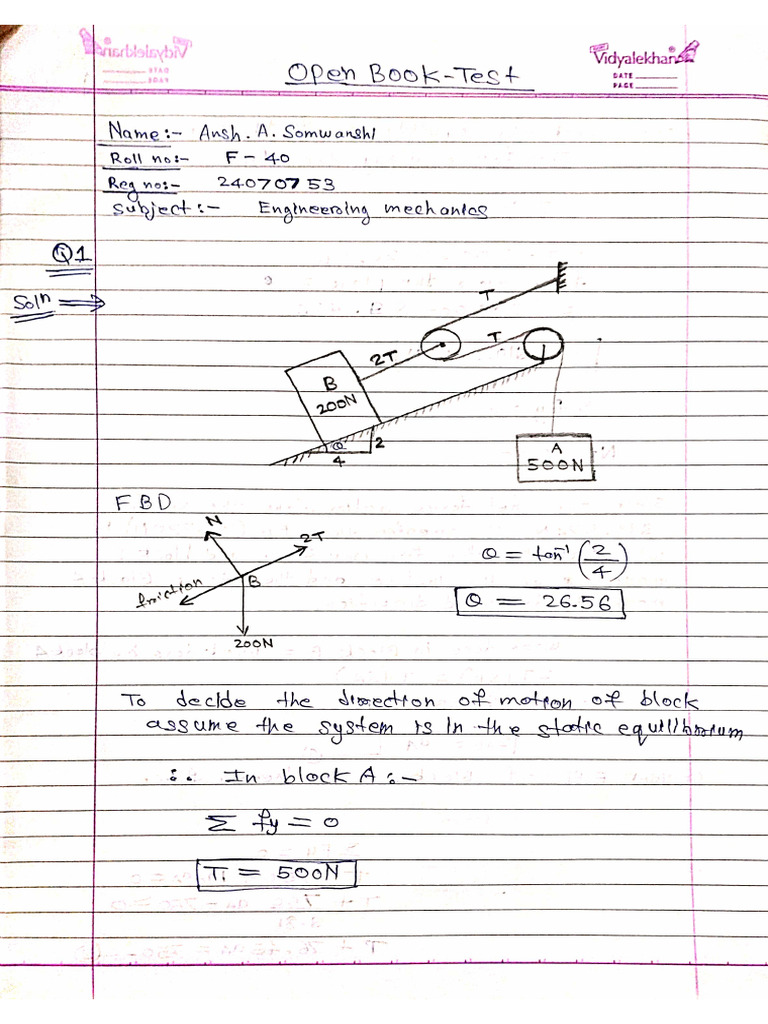 F-40 Open Book Test | PDF