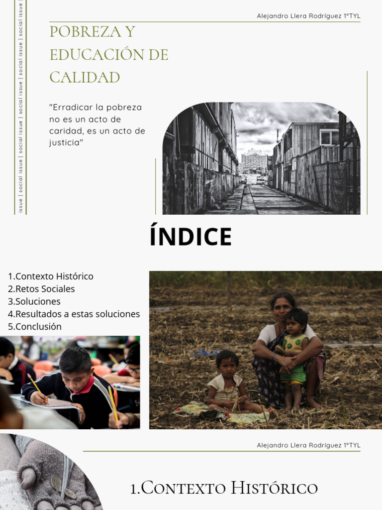 Pobreza y Educación: Retos y Soluciones | PDF | Pobreza | Pobreza e ...
