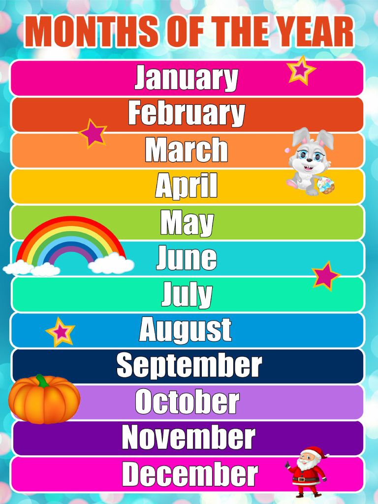 Months of The Year 2 | PDF