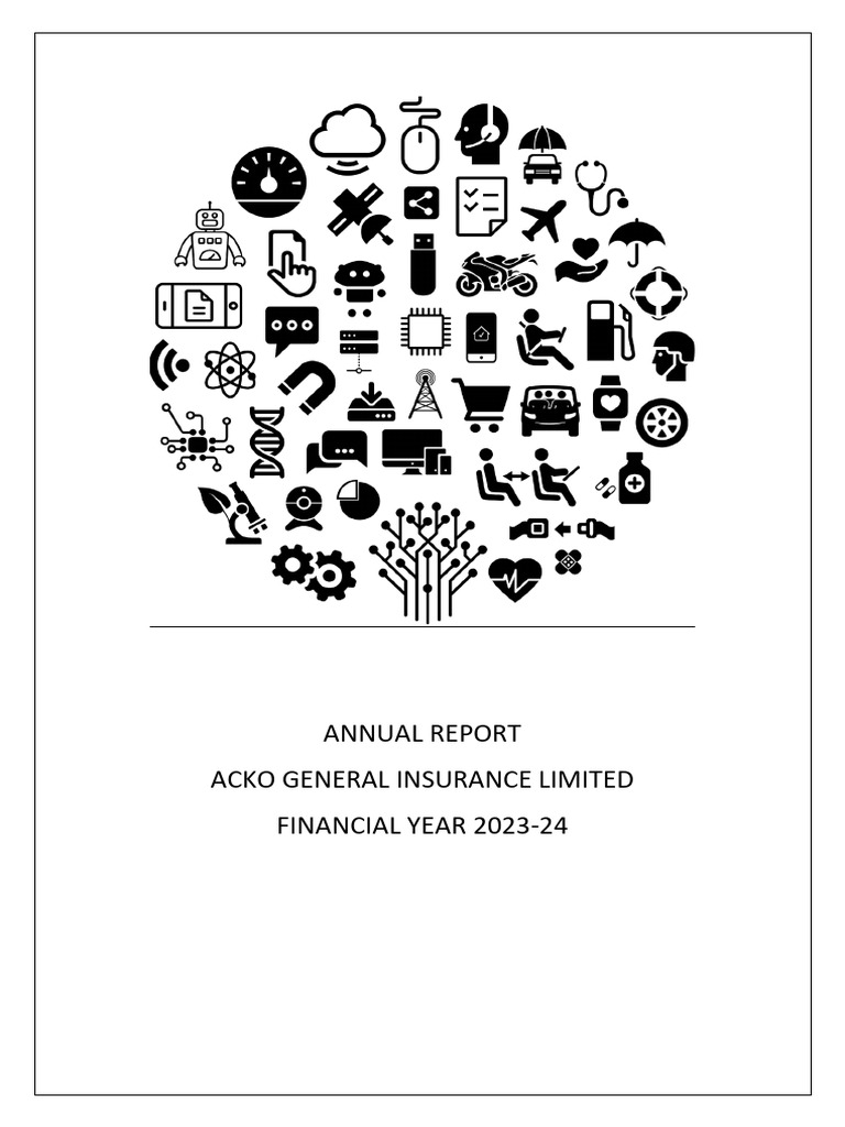 Acko General Insurance Annual Report 2023-24 | PDF | Audit | Inflation