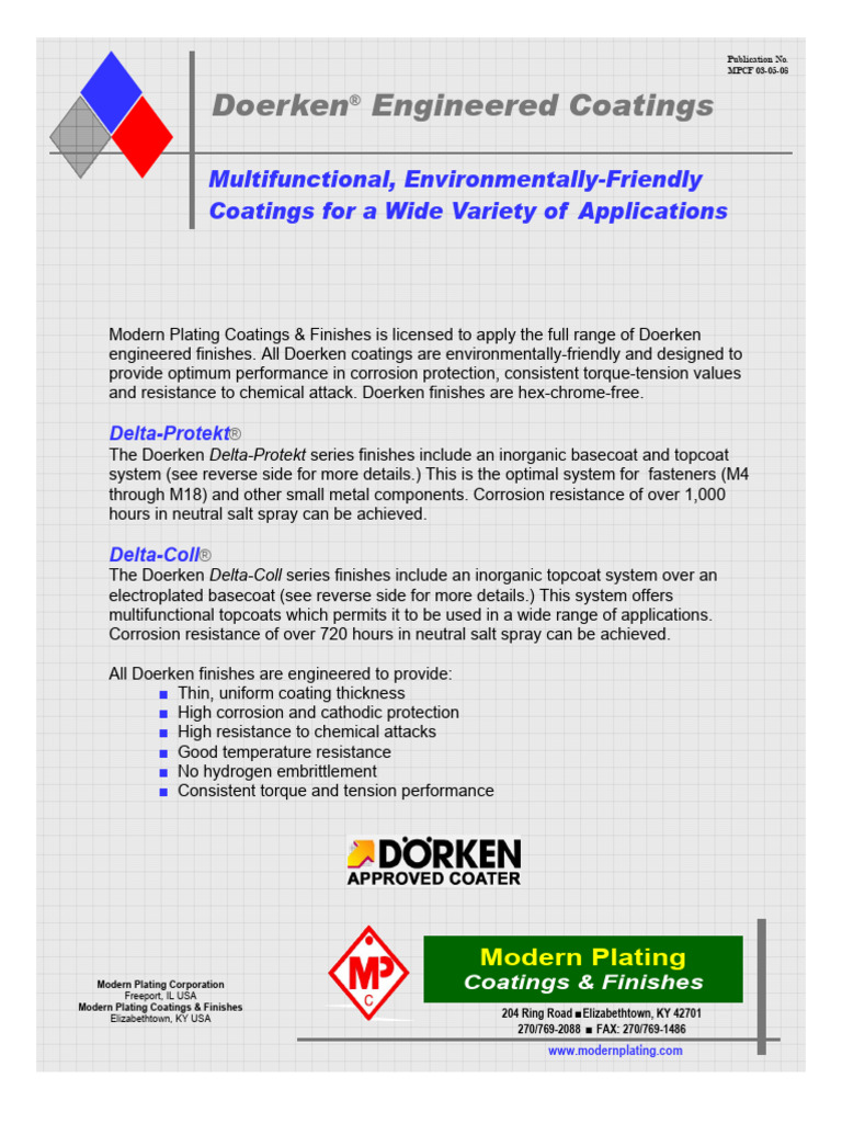 MPCF Doerken Literature Complete | PDF | Corrosion | Industrial Processes