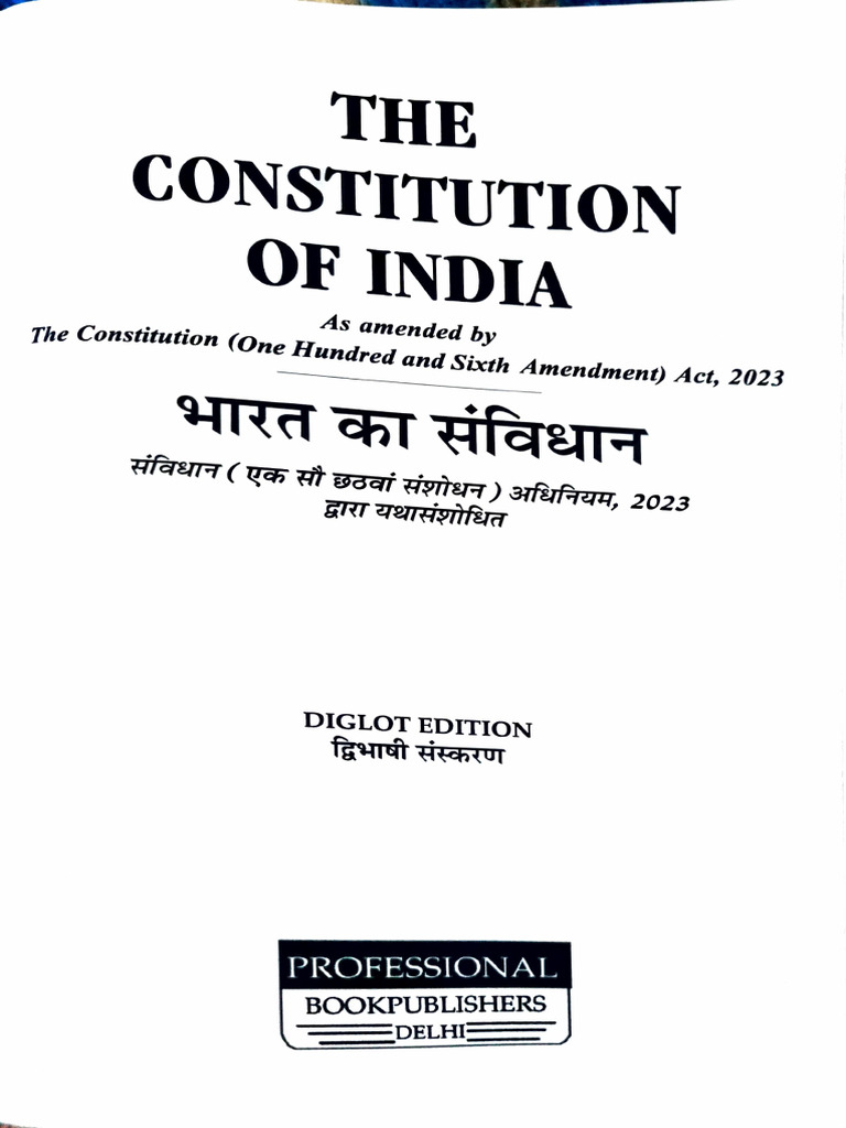 Constitution: of India | PDF