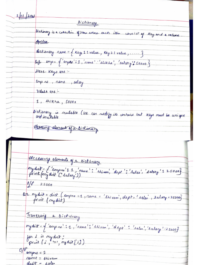 Notes@Dictionary Byritik | PDF