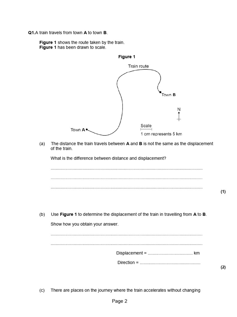 Train and Golf Ball Motion Analysis | PDF | Distance | Speed