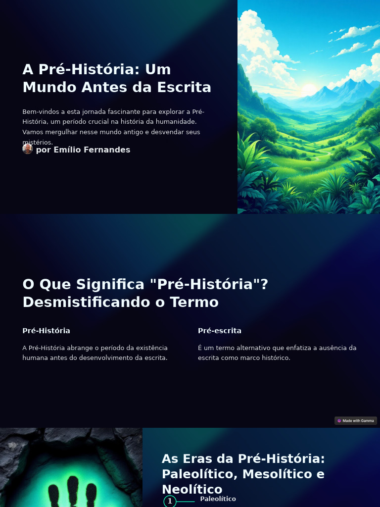A Pre Historia Um Mundo Antes Da Escrita | PDF | Artefato (Arqueologia ...