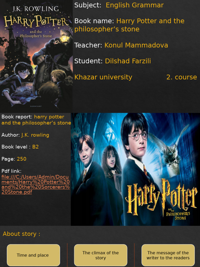 Harry Potter Book Report Overview | PDF | Contemporary Fantasy Novels ...