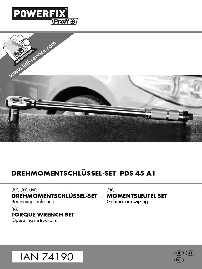 Torque Wrench Instructions | PDF