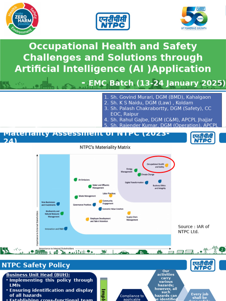 Ai Solutions For Occupational Safety Pdf Occupational Safety And