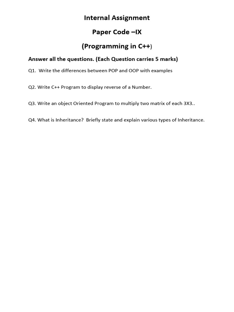 C++ and Software Development Assignments | PDF | Databases | Object ...