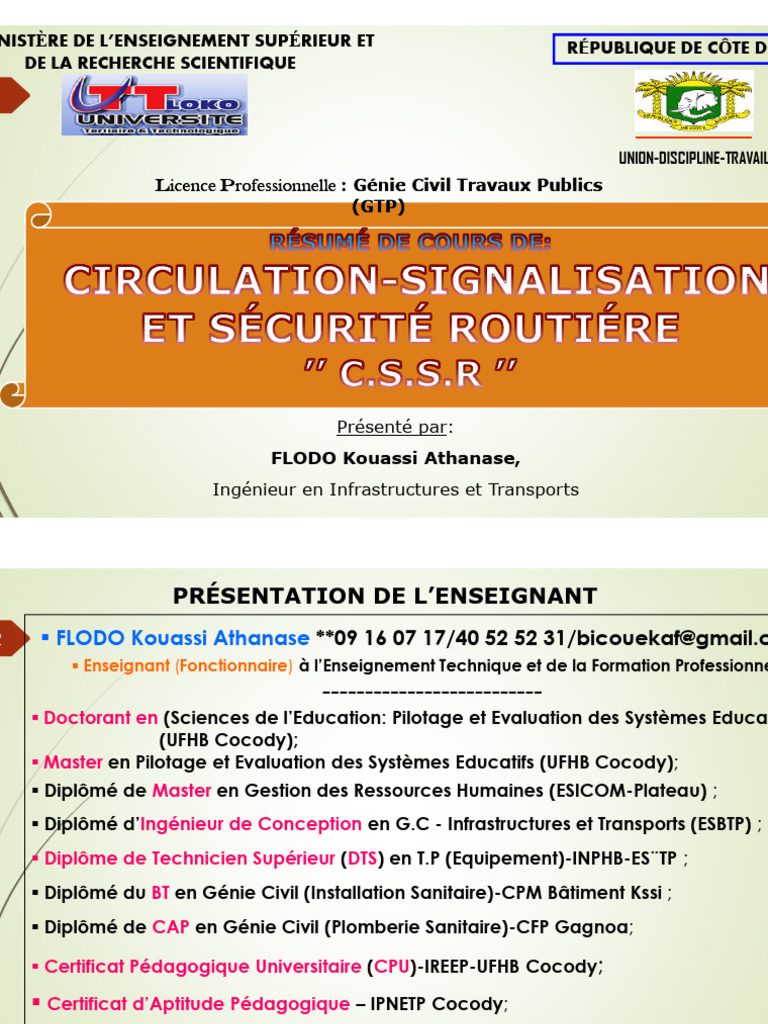 Signalisation Routière et Sécurité | PDF | Sécurité | Sécurité routière