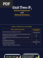 Grade 11 Rational Functions Guide | PDF | Asymptote | Mathematical Objects