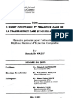 Audit Comptable Financier Transaprence Financiere