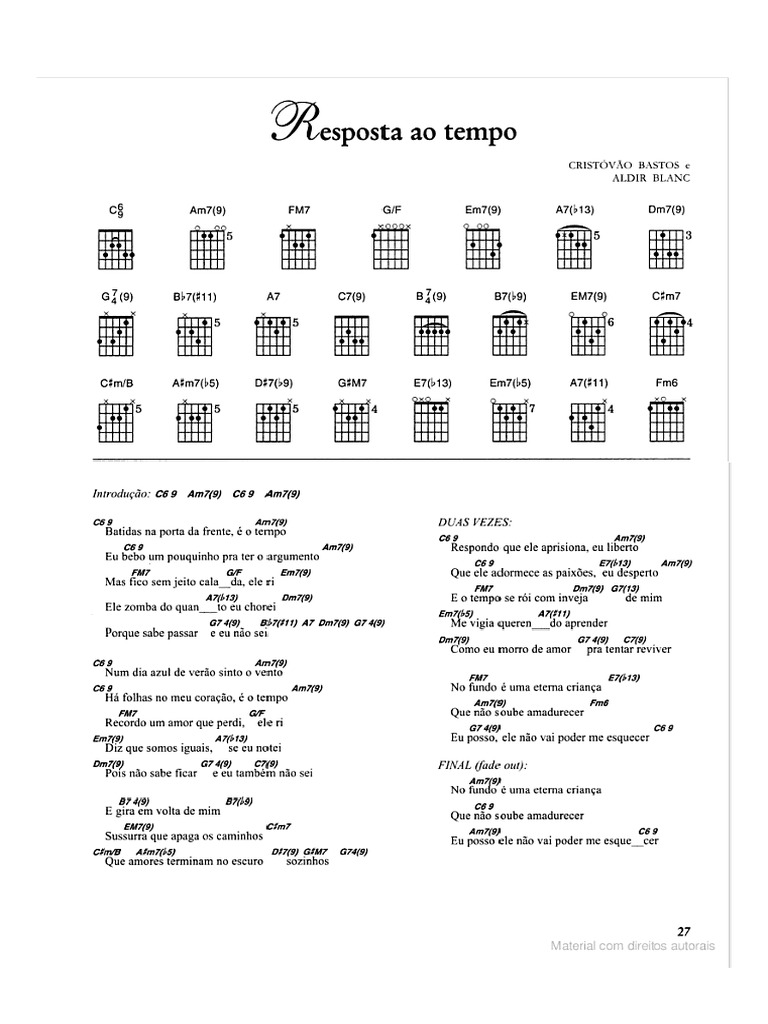 Resposta Ao Tempo | PDF