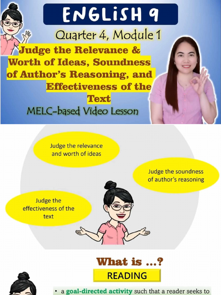 Judging The Relevance and Worth of Ideas Soundness of Authors Reasoning ...
