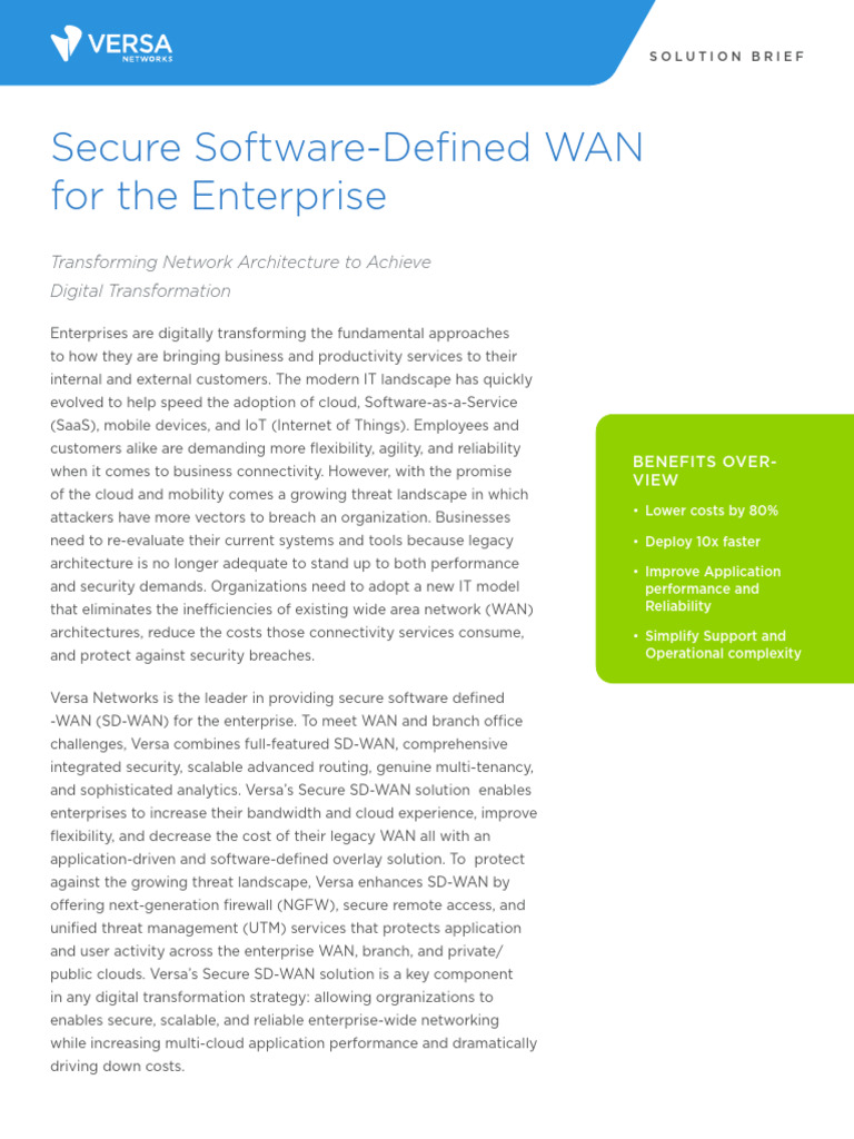 Secure SD-WAN Solutions in the Philippines | PDF | Cloud Computing ...