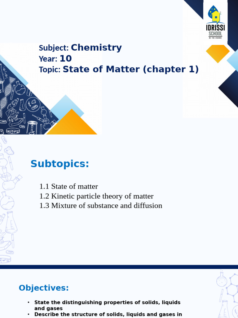 Chapter+1+-+State+of+matter+1 | PDF | Gases | Liquids
