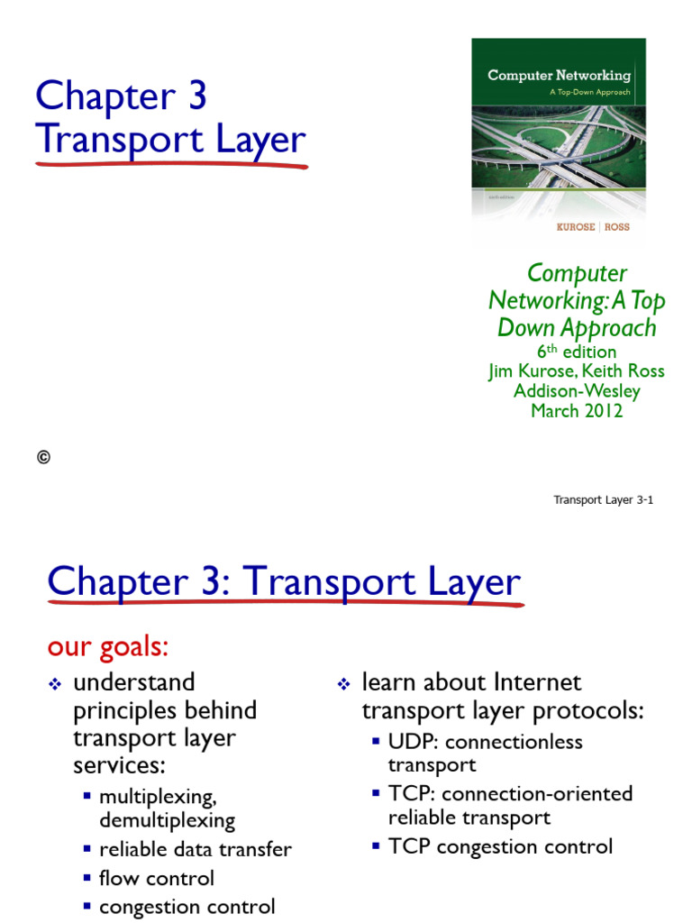Understanding Transport Layer Protocols | PDF | Transmission Control ...