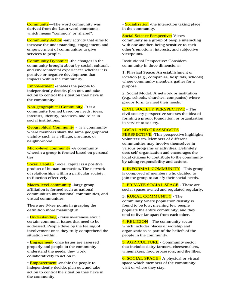 cesc reviewer | PDF | Community | Social Capital