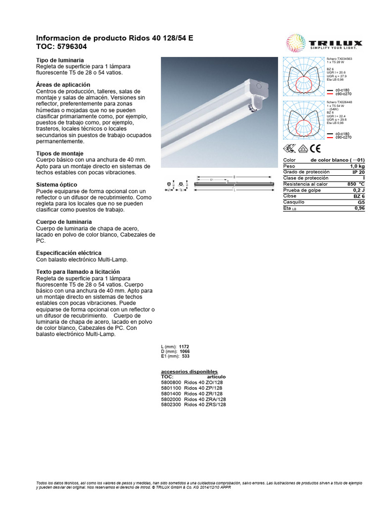 Ridos 40 12854 E | PDF