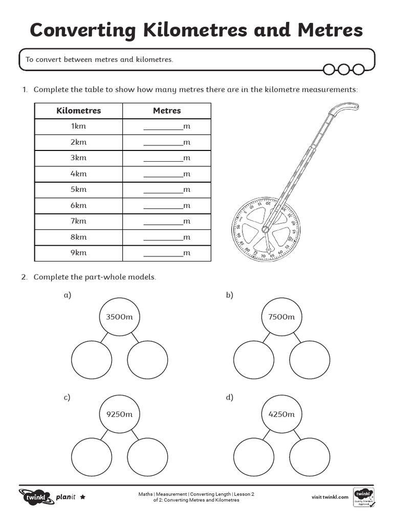 Kilometers and Meters Conversion Guide | PDF | Metre | Distance