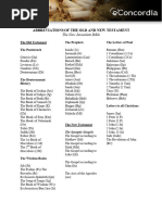 Bible Book Abbreviations List | PDF