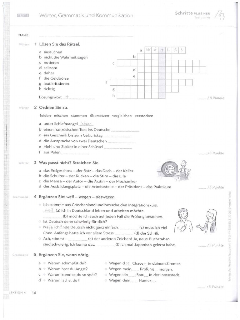 Test Zu Lektion 4 | PDF