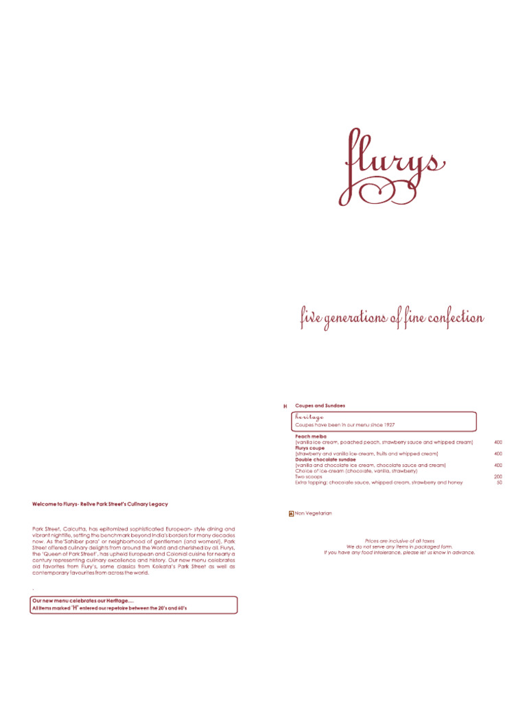 Infinity Menu Positive | PDF