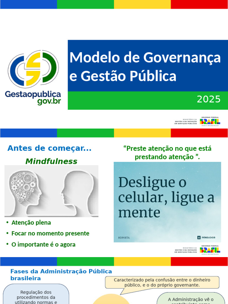 Modelo de Governança e Gestão Pública 2025 | PDF | Burocracia | Governança