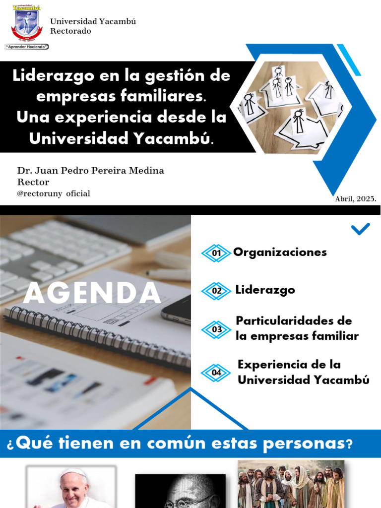 Liderazgo en Empresas Familiares UNY | PDF | Liderazgo | Iniciativa ...