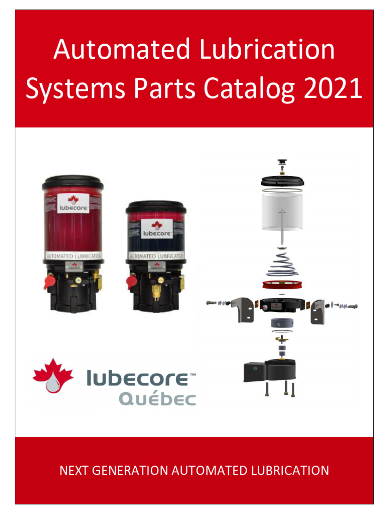 Catalogue Pièces Lubecore 2021 | PDF | Valve | Mechanical Engineering