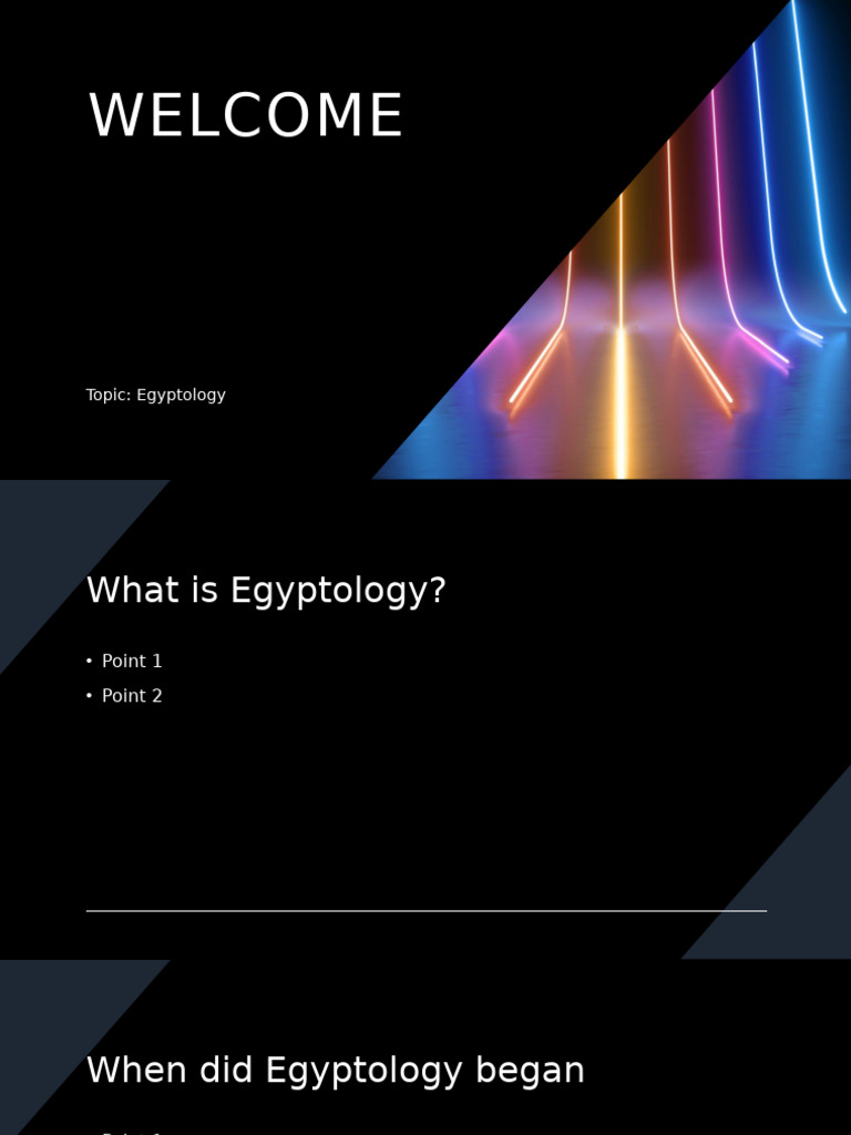 Welcome: Topic: Egyptology | PDF