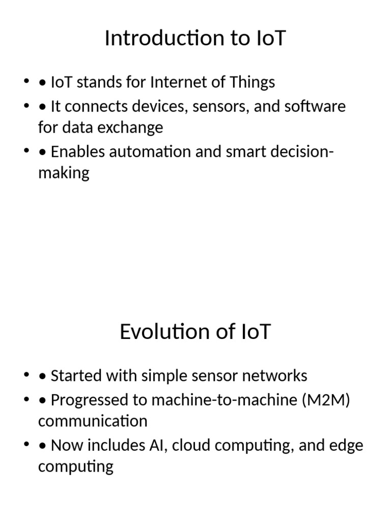Comprehensive Guide to IoT Basics | PDF