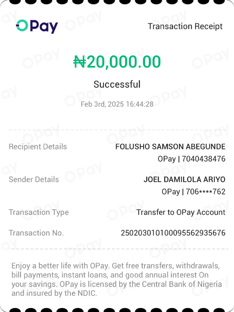 Transaction Receipt-250203010100095562935676 | PDF